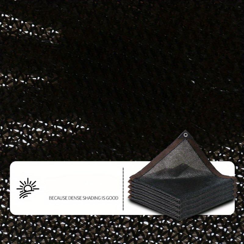 Black Sunshade Net Edge Wrapped Perforated Thickened Courtyard Balcony Flower Shade Sun Protection Greenhouse Shade Net