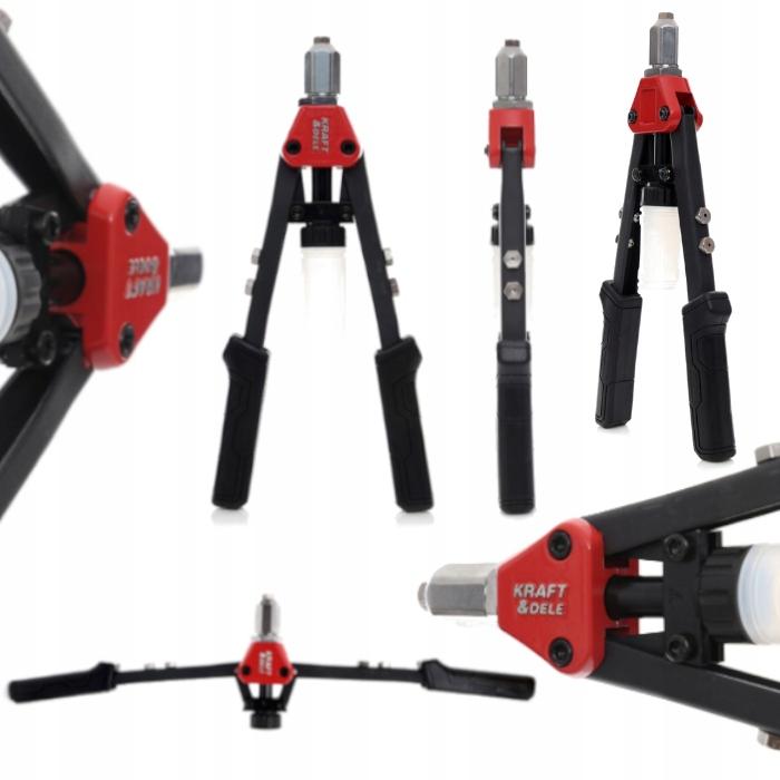 13 Inch Hand Riveter with 4 Interchangeable Tips Kd10113