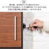 Hachibanya Mailbox with Wood Grain Nordic Black Wood Grain Wall-Mounted Lock, Finish, Large, Style, Vertical, Brown, (Brown Finish)