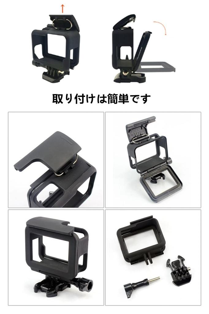 YFFSFDC GoPro HERO HERO6 Schutzrahmen Rahmenhalterung Schutzhülle Sportkamera Zubehör 5/GoPro GoPro/HERO7