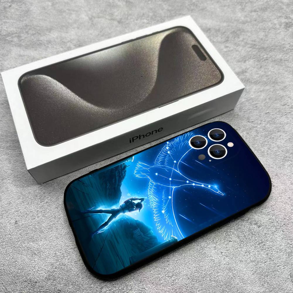 Phone Case For iPhone 17,16,15,14,13,12,Pro,Max,Plus,E,SE4,Air,Mini S-Saint Seiya Knights Zodiac Black Soft Box