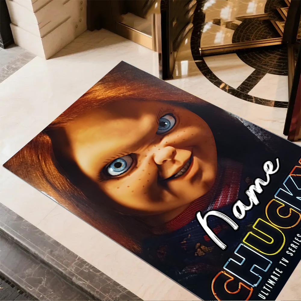 Chucky's Ultimate Series Adventure Customizable Name Carpet Design for Foyer Game Room Bedrooms Dormitory Antislip Carpet Decorate Offices