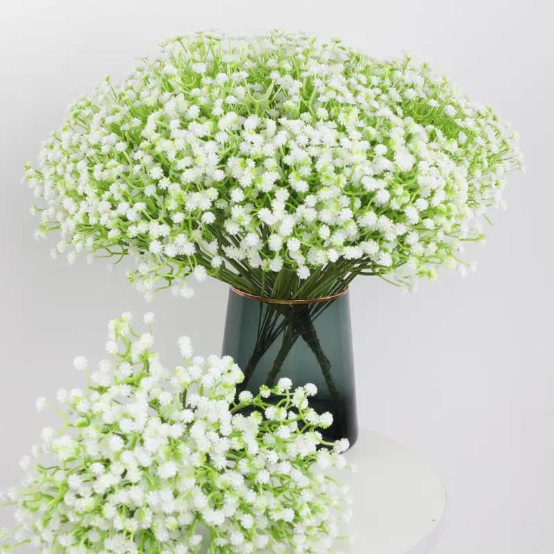 20pcs  Artificial Flowers -  Gypsophila Bouquet with Stems for Home, Office, Garden & Wedding Decor