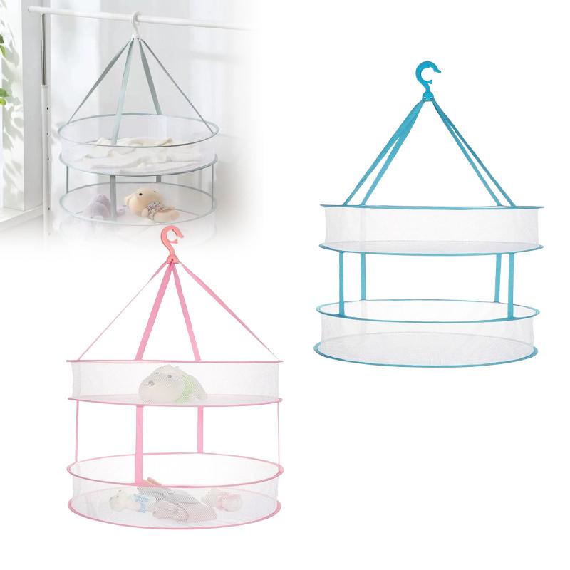 Laundry Drying Basket With Foldable Design For Home And Apartment Use