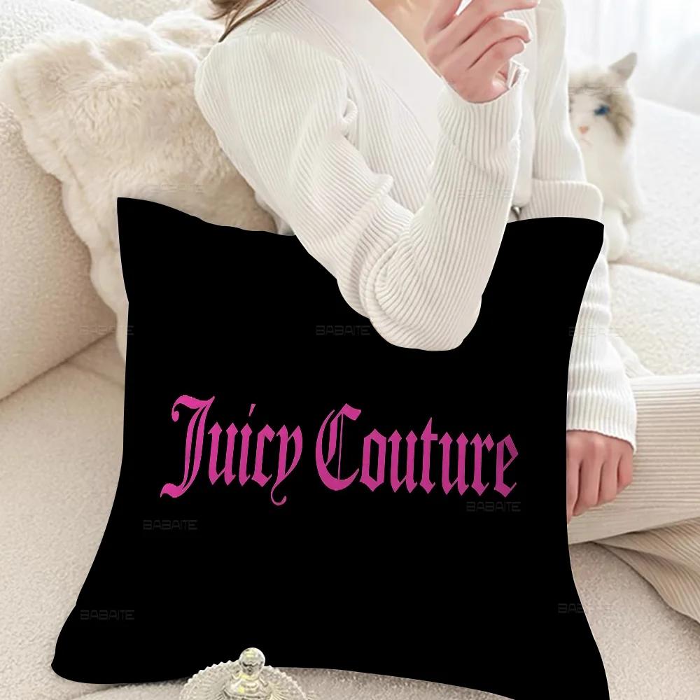 

Fashion J-juicy-couture Pillow Covers Cartoon Sofa Decorative Home Double-sided Printing Short Plush Cute Cushion Cover 40x40cm 16x16in