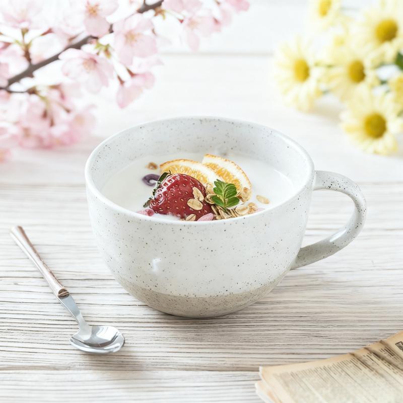 600ml High-value household breakfast cup milk cup large capacity cup wholesale Japanese retro ceramic mug large cup coffee cup 600ml