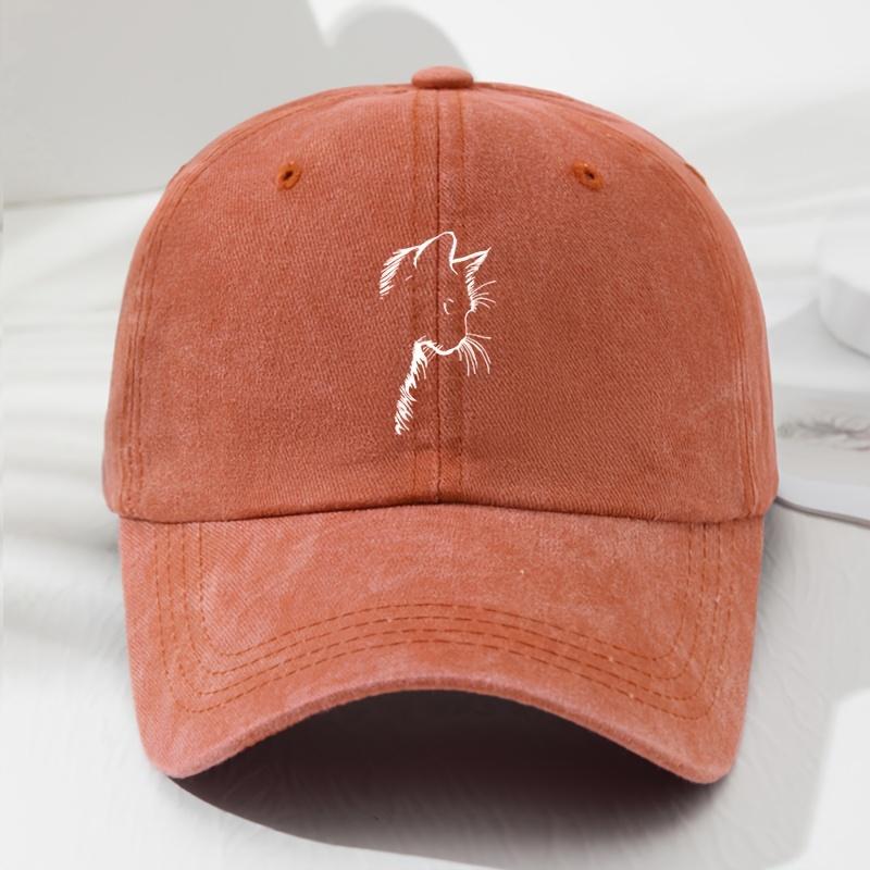 Unisex Vintage Cat Ear Baseball Cap Trendy Brand AllMatch Casual Comfortable Breathable Sun Hat Outdoor Sports Fisherman Hat Ad