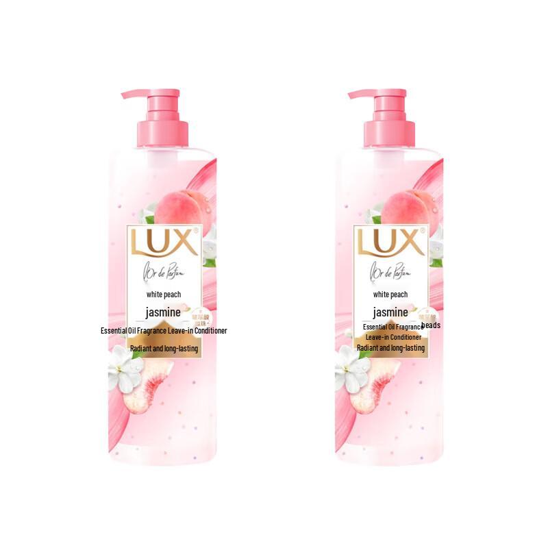 LUX White Peach Jasmine Essential Oil Fragrance Hair Conditioner