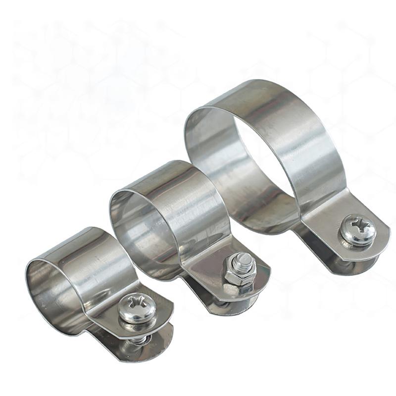 304 Stainless Steel Pipe Clamp / Horse Riding Clamp Bracket Pipe Buckle Hose Clamp Water Pipe Clamp