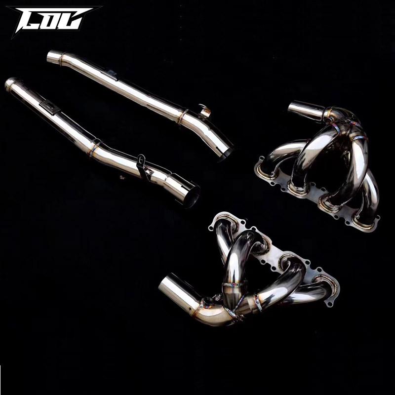 Mercedes SLS AMG C197 Titanavgassystem med Fjärrstyrda Ventiler för Förbättrat Sportbilsjud