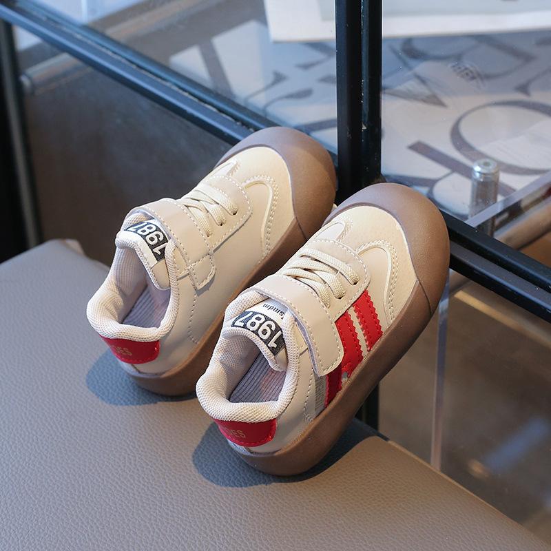 Boys and Girls Breathable Toddler Spring and Autumn New Infant Functional Shoes Boys and Girls Board Shoes Soft Sole Children's Shoes