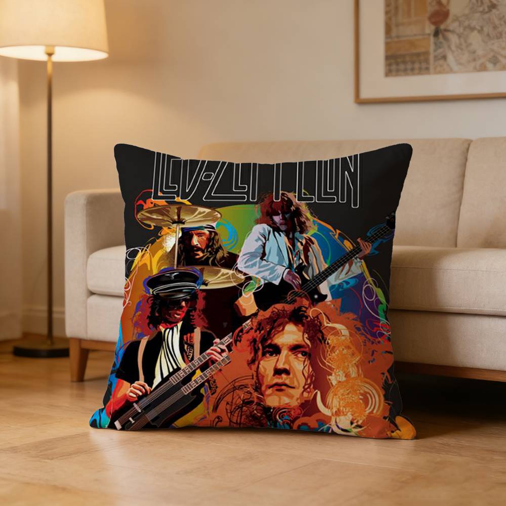 LLed ZZeppelinES Pillow Case Pattern Printed Pillowcase For Living Room Sofa Cushion Cover