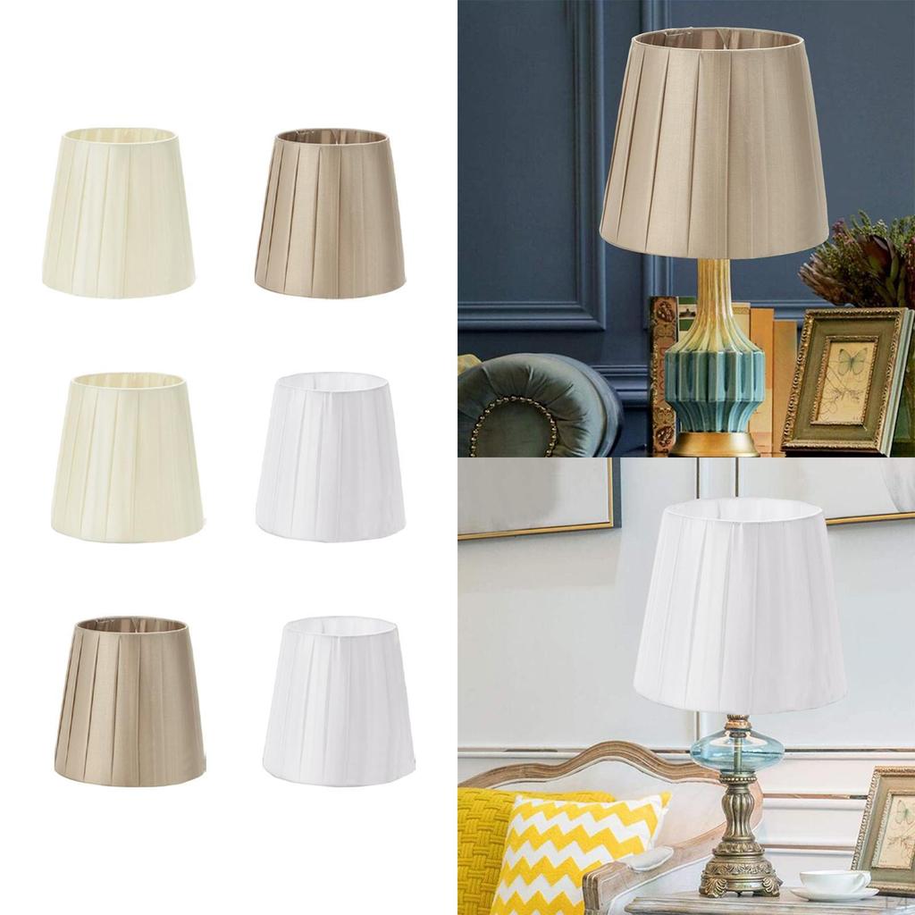 Lamp Shade for Table Lamp, Desk Cover, Replacement Pleated Lampshade Kitchen, Home, Decor
