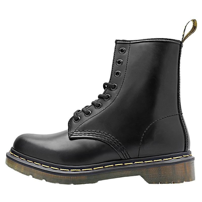 1 Martin Boots Classic Soft Leather British Style Short Boots NAPPA Leather Boots Round Head