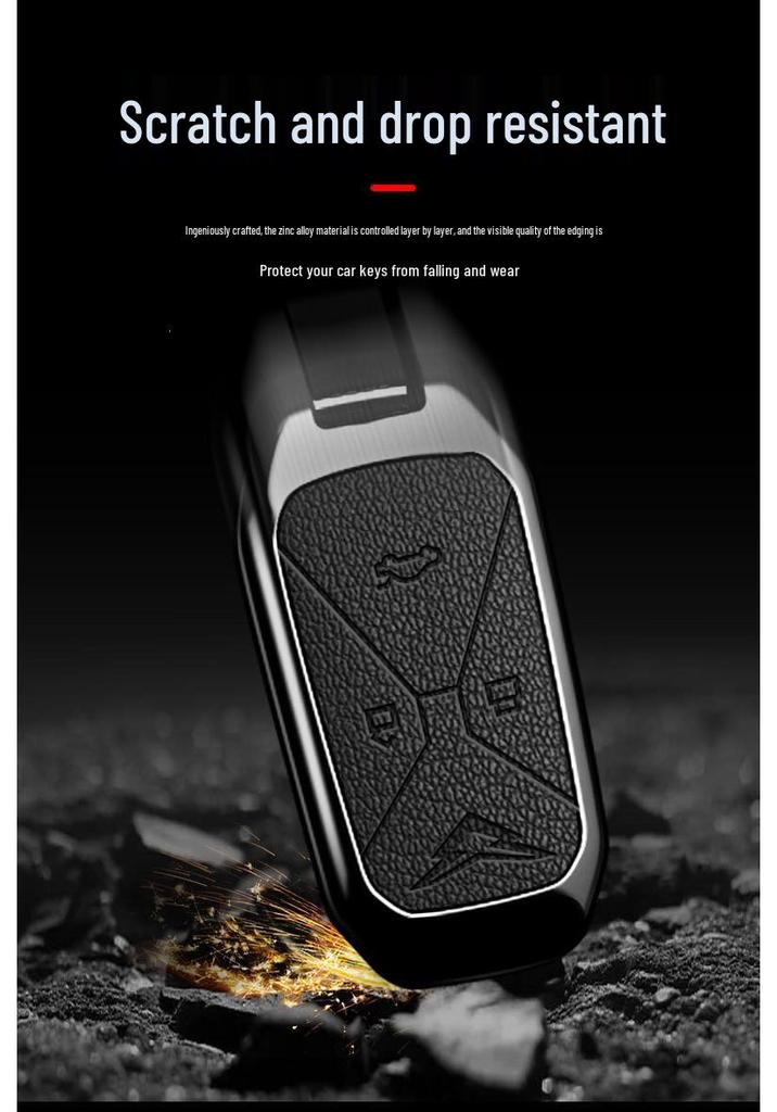 Chery Kaiyi Kunlun 300 Key Case - Tianji Plateau Edition Metal Protective Shell Buckle