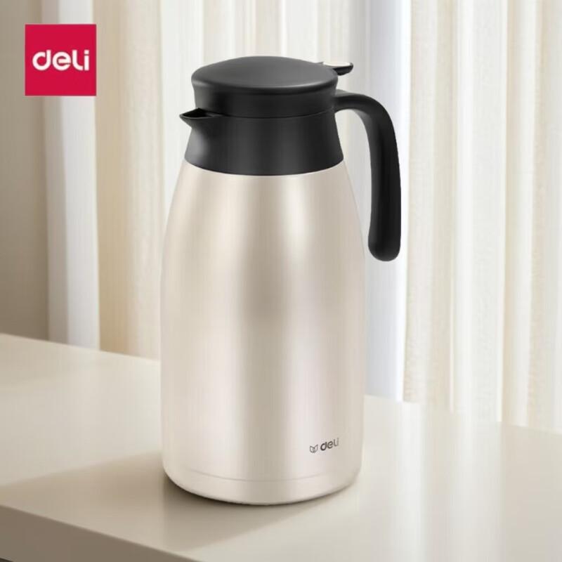 Deli 2L 304 Stainless Steel Business Thermos Flask