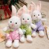 Non-Toxic Cute Flower Dress Bunny Plush Toy Adorable Cartoon Comfort Bunny Doll Easter Bunny Party Gifts Valentine Gifts