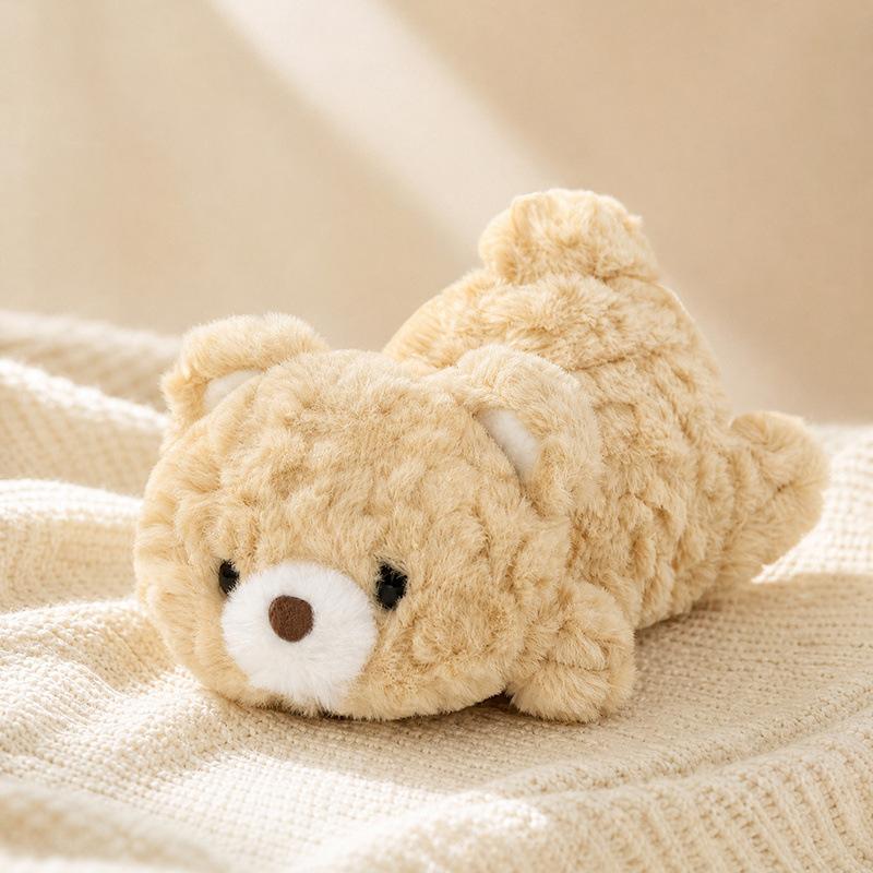 Cute Animal Plush Doll Keychain (Puppy/Rabbit/Bear/Fox/Chick) Adorable Butt Toys Gift for Kids Birthday