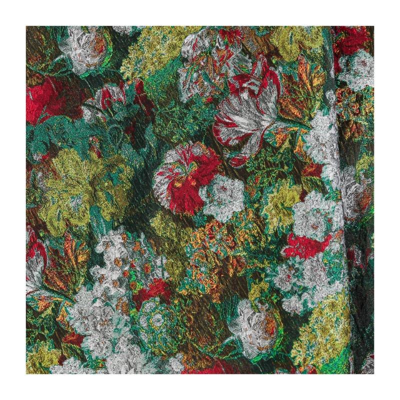 50x150cm Retro Classic Yarn Dyed Jacquard Fabric Oil Painting Texture Women's Soft Flower Dress Bag Diy Making Fabric