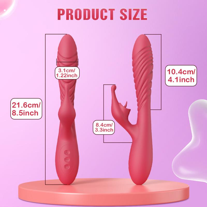 Rabbit Vibrator Sex Toys for Women Beginner Nipple Clitoris Stimulator Fast Orgasm G Spot Dildo Adults Goods Female Masturbation