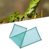 Reptile Mesh Hammock Rectangle   Hanging Reptile Breathable Net Hammock Bed with Suction Cups for   Snake