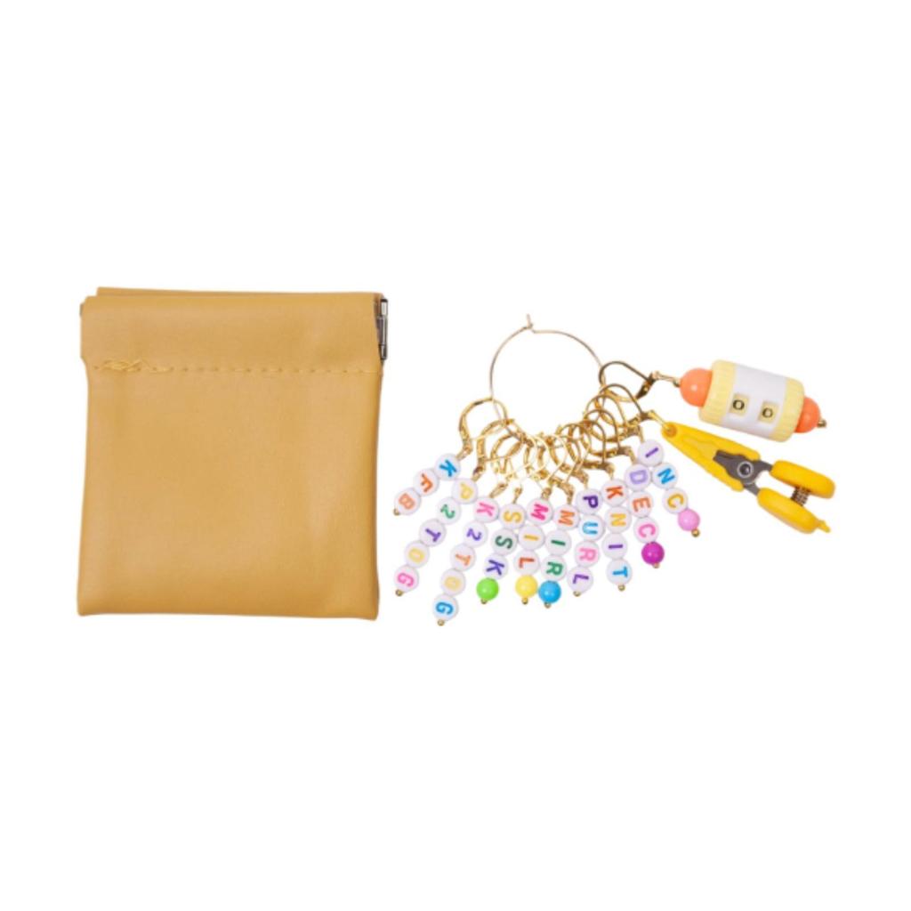 Number Knitting Stitch Markers Adjustable Crochet Marker Kit Knitting Tools for Crochet Projects and Craft Accessories