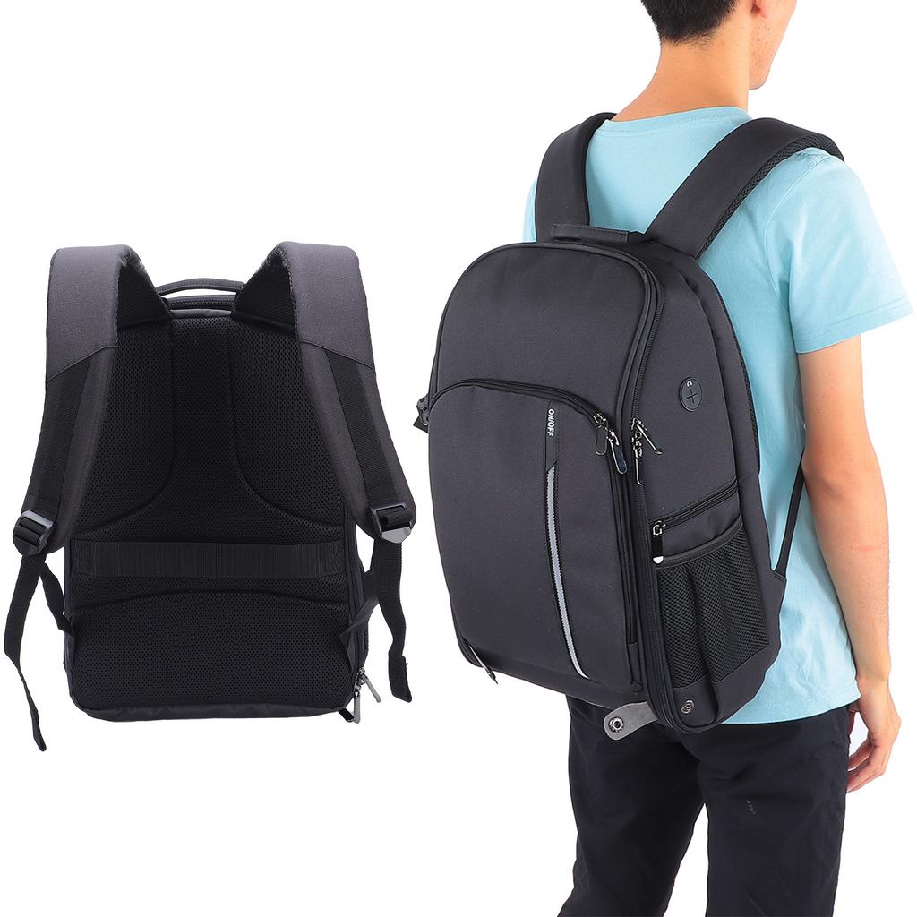 LED Professional Waterproof Shockproof Camera Backpack for DSLR SLR Mirrorless Camera