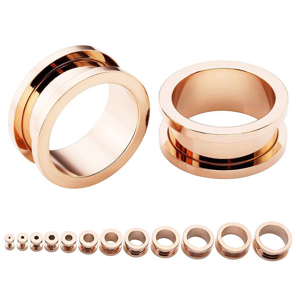 316L Stainless Steel Ear Expander Pulley - Popular Body Piercing Jewelry Accessory.