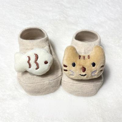 Baby Toddlers Home Floor Non-slip Dispensing Socks Cartoon Doll Cotton Socks for 0-3Y Girls Boys Kids Newborn Infant Clothes