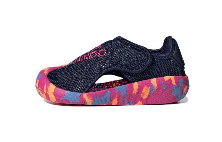 

Adidas 2 Abrasion Resistant Low top Sports Sandals Black Blue Pink Infant And Toddler H06440 26.5
