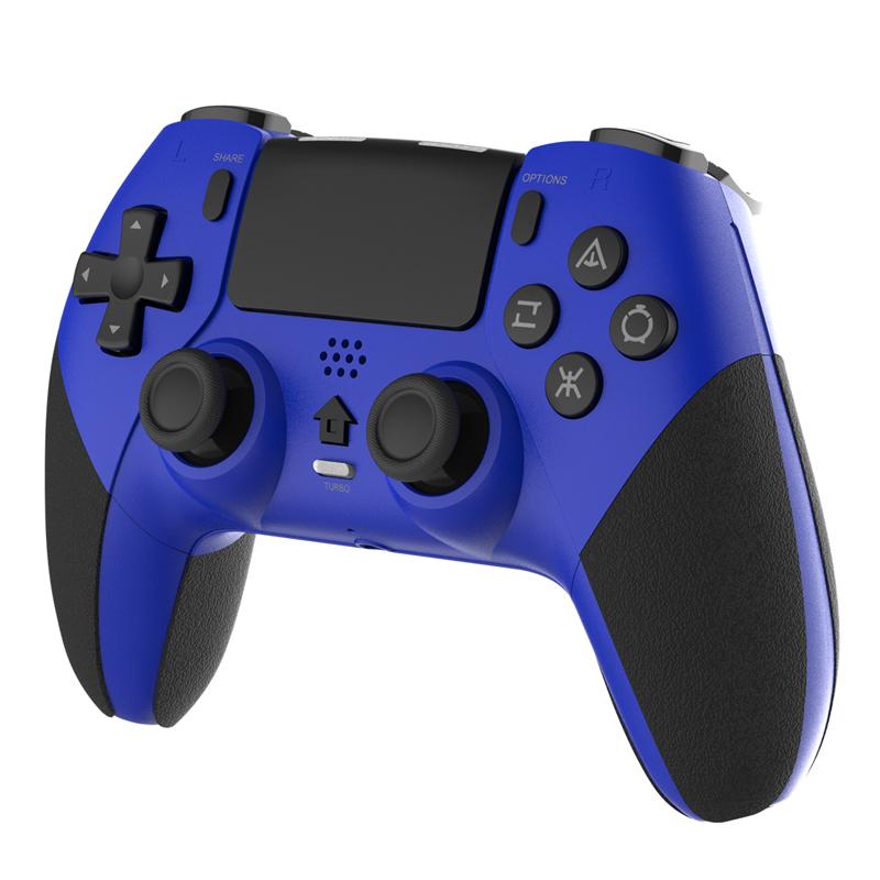 Wireless Gamepad Controller for PS4 with Motorized Vibration Body Sensing 6-Axis Continuous Firing Function