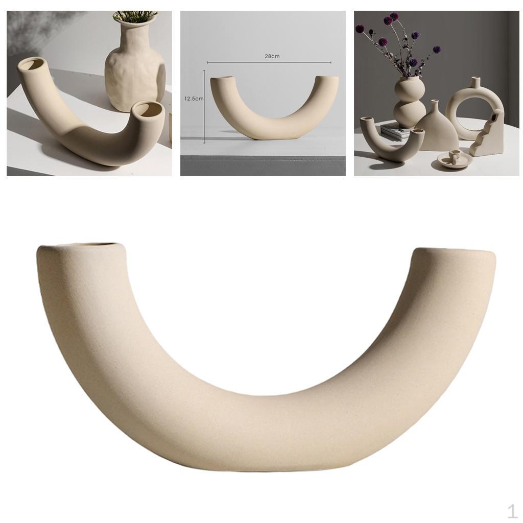 Ceramic Tabletop Flower Vases Nordic Style Vase Crafts Wedding for Centerpieces