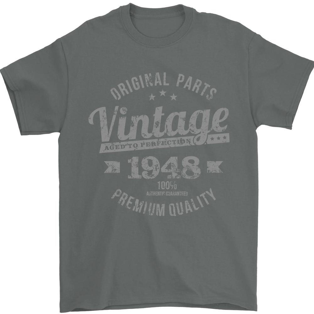 Vintage Year 78th Birthday 1948 Unisexs TShirt 100 Cotton S