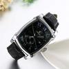 JEWELRYWE Men's Watch with Leather Strap, Antique Design, Popular, 3ATM Water Resistance, Calendar, Roman Numerals, Analog, Japanese Quartz Movement,