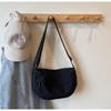 Nylon women's large-capacity new summer contrasting color shoulder messenger bag versatile casual commuter dumpling bag