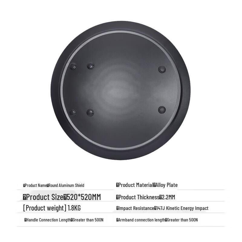 Round Aluminum Security Shield 1