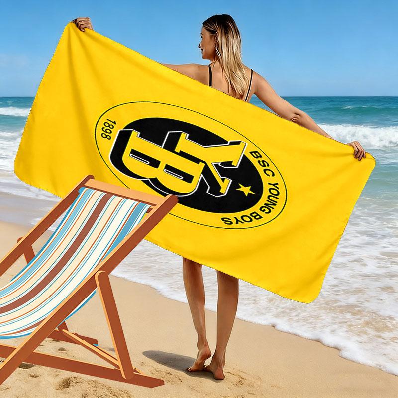 BSC Young Print Beach Towel, Large Soft Quick Dry Towel for Beach Camping Swimming