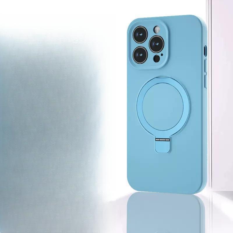 Liquid Silicone Rubber Is Suitable for IPhone15 Wireless Magnetization, Phone Case, and Apple 14Pro Pivot Stand Protective Cover