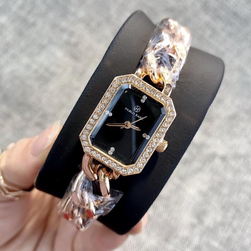 PABLO RAEZ Mode Luxus Uhr 100% Stahl Frauen Uhr Armbanduhr Quarz Hohe Qualität Uhren Geschenk