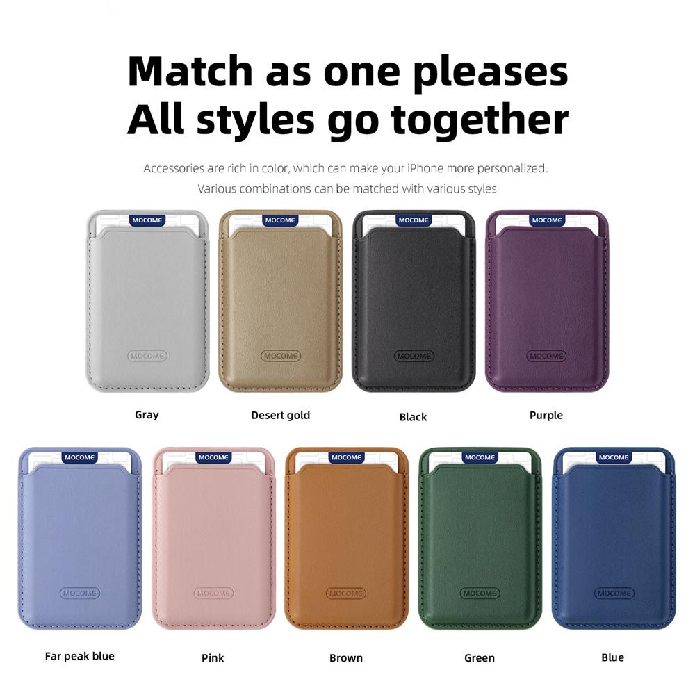Hight End Business Magnetic Card Holder Case for IPhone 17 16 Pro Max for Magsafe Wallet for IPhone 16 15 14 13 12 11 Leather Slot Phone Bag