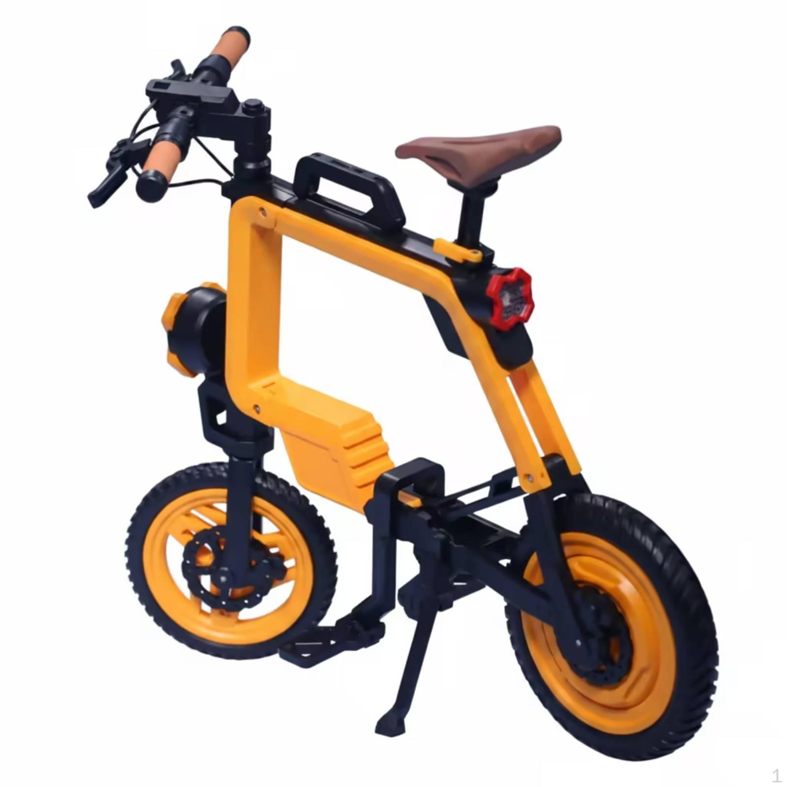 1/6 Miniature bike Scale Folding Model Highly Detailed Cycle for Action Figure