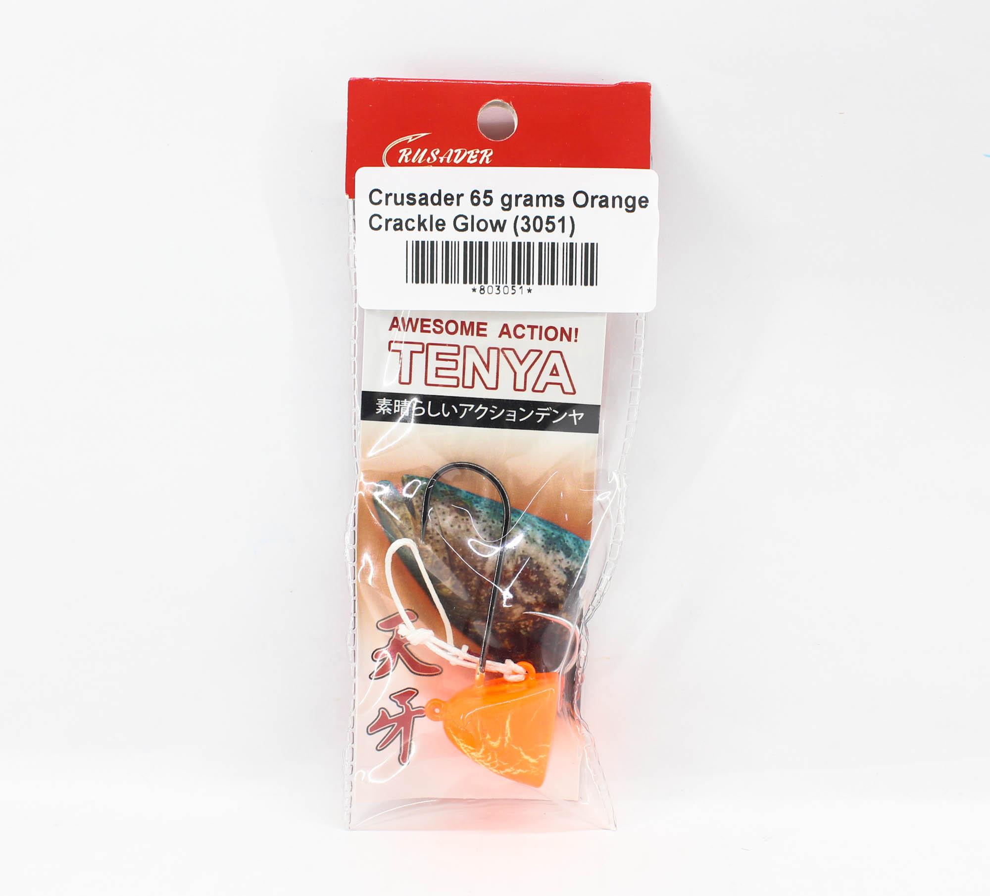 

Crusader Tenya Light Bait Rig 65 grams Orange Crackle Glow (3051)