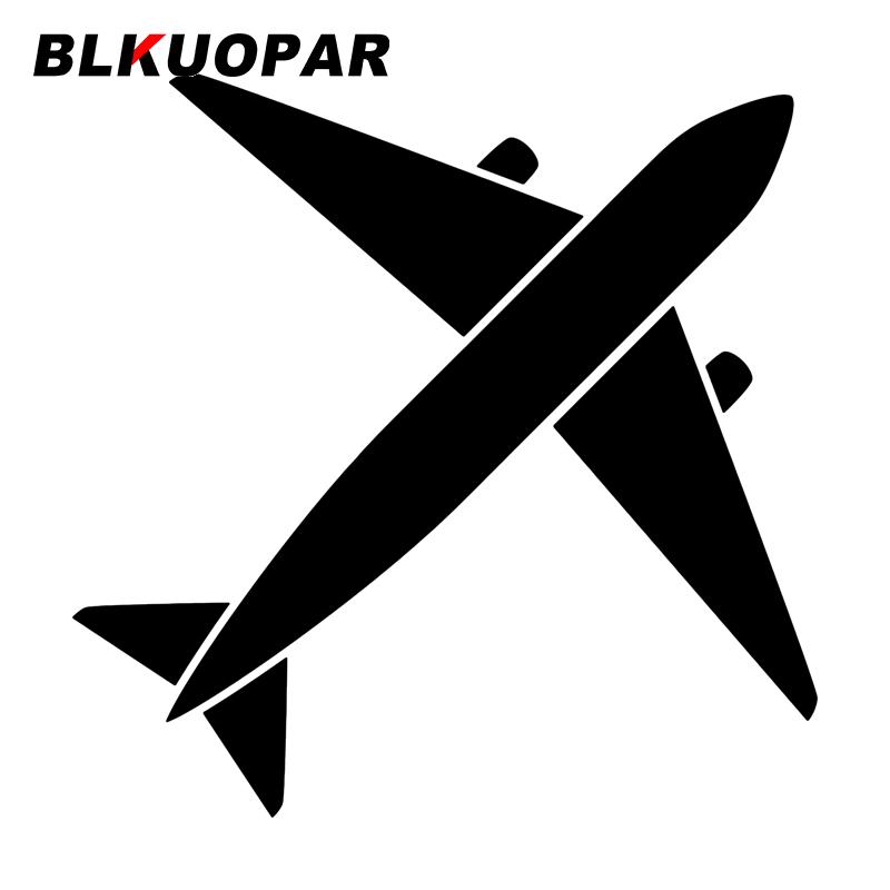 BLKUOPAR for Aircraft Car Stickers Fashionable Personality Decals Simple Refrigerator Windshield Decor Car Door Protector