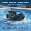 VIREAL SP1 Poolreinigungsroboter: 130 Minuten Laufzeit, Ein-Klick-Start, automatische Dockingstation. Abdeckung bis zu 80 m
