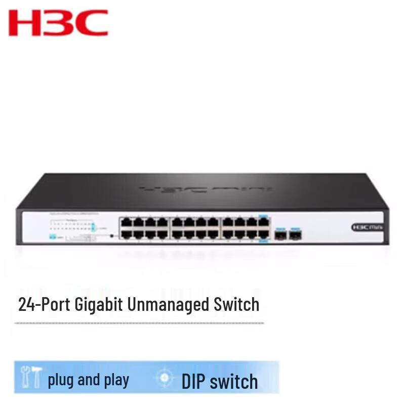 

H3C S1326F-E Gigabit Unmanaged PoE Network Switch