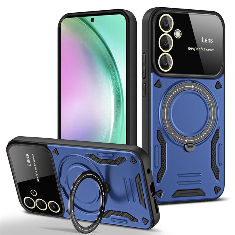 

Чехол для Samsung Galaxy A55 5G Роскошная магнитная броня Задняя крышка для SamsungA55 SM-A556B/DS 6.6 Защита камеры Чехлы для телефонов For Samsung A55 5G