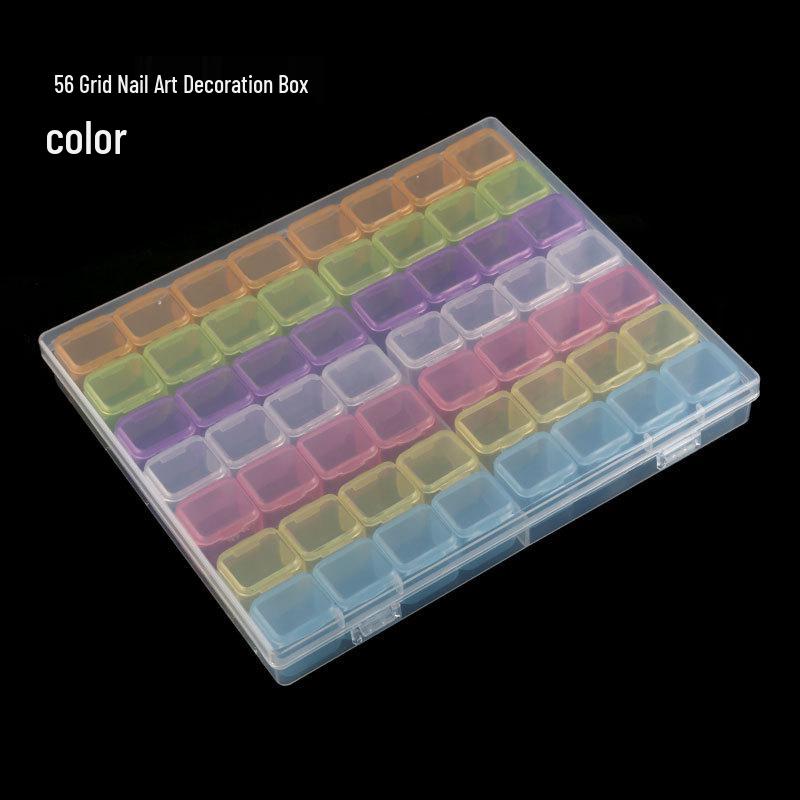 Nail Art & Jewelry Detachable Storage Box with 56 Grids