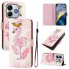 For Xiaomi Redmi Note 14 4G (163.25mm) Leather Case ENKAY Hat-Prince Pattern Printing Card Slot Stand Phone Cover