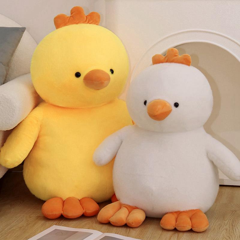 Cute Soft Yellow Chick Doll Plush Toy Little Cock Doll Children Soothing Rag Doll Birthday Gift