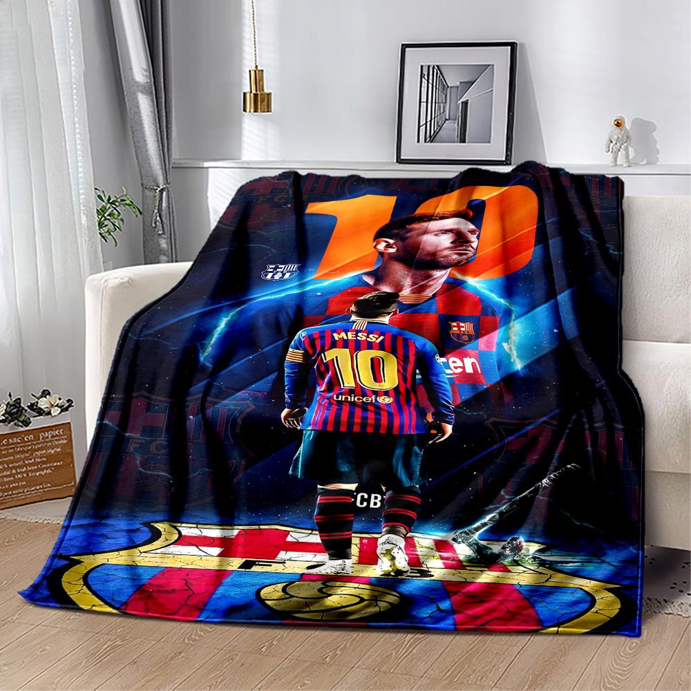 Messi 185 Blanket Ultra-Soft Great for Office Sofa Office Chair for All Seasons Stylish Decor Best Holiday Gift for Friends Family